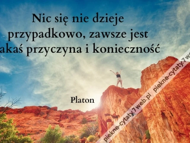 Nic się nie dzieje przypadkowo, zawsze jest ...
