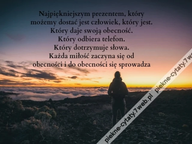 Najpiękniejszym prezentem, który ...