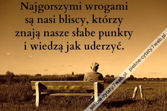 Najgorszymi wrogami są nasi ...