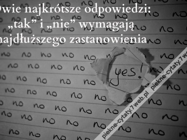 Dwie najkrótsze odpowiedzi ...