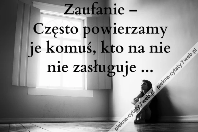 Zaufanie ...