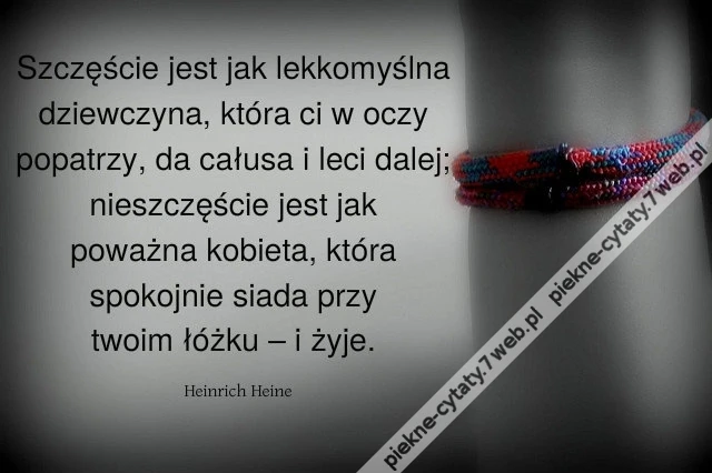 Szczęście jest jak ...