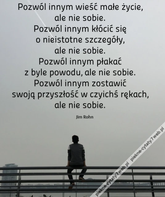Pozwól innym wieść małe ...