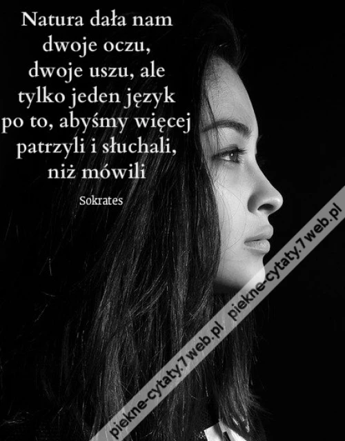 Natura dała nam dwoje ...