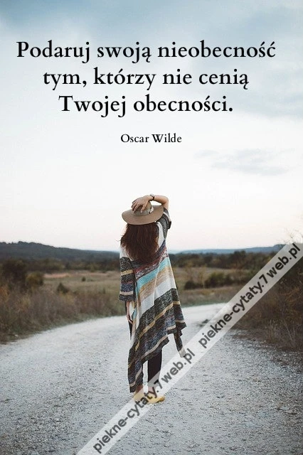 Podaruj swoją nieobecność tym, którzy ...