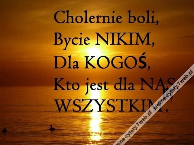 Bycie nikim.