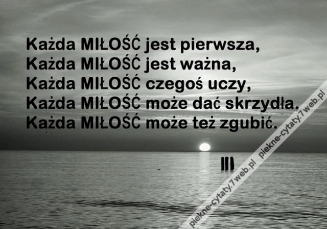 Każda Miłość...