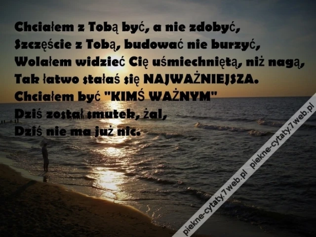 Chciałem.