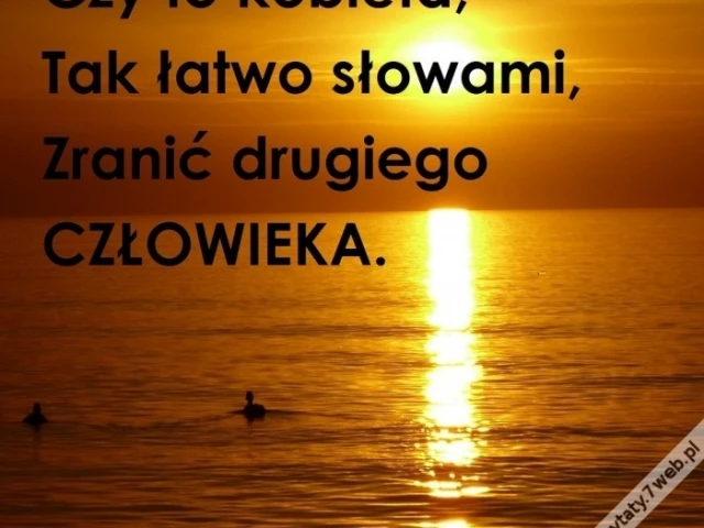 Zranić człowieka.