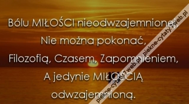 Uczucia odwzajemnione.