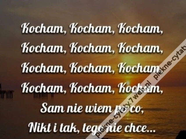 Po co Kochać?