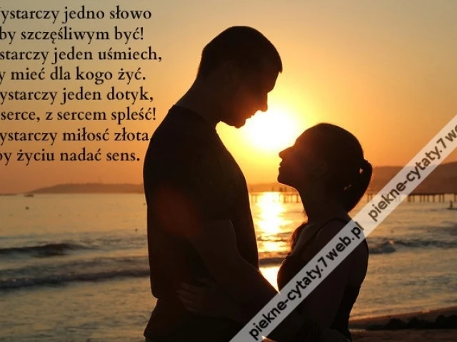 Wystarczy jedno słowo aby ...