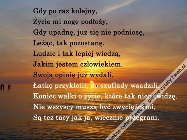 Przegrany...