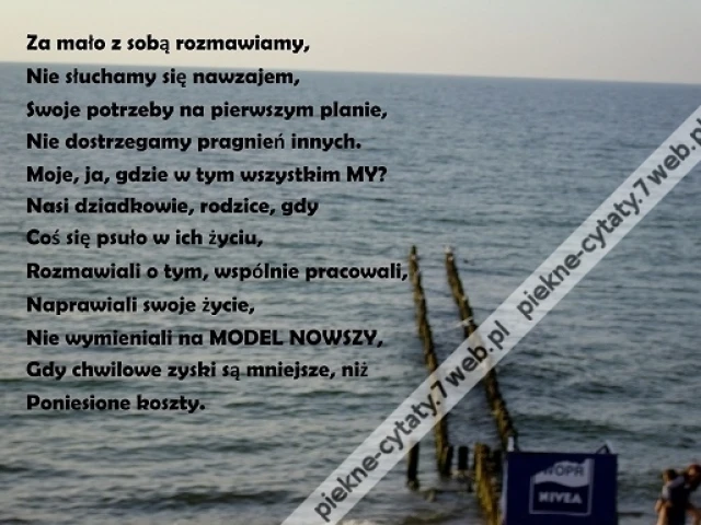 Za mało rozmawiamy.