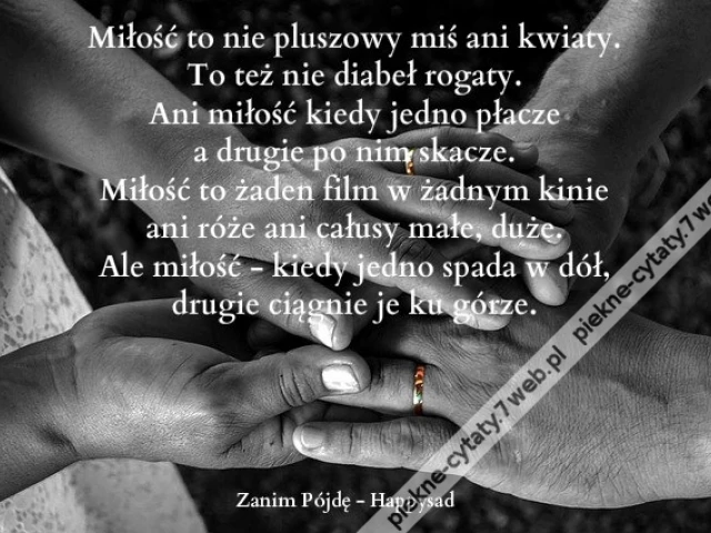 Miłość to nie pluszowy miś ani ...