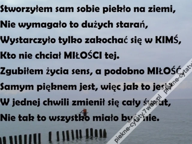 Piekło na ziemi.