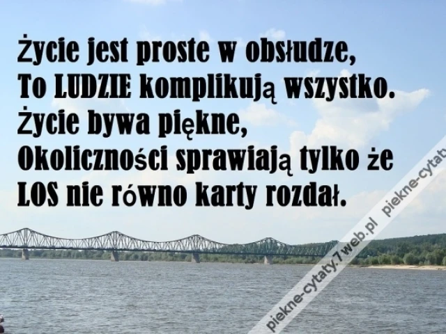 Nie równo rozdał.