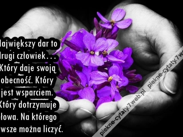 Największy dar to drugi człowiek?