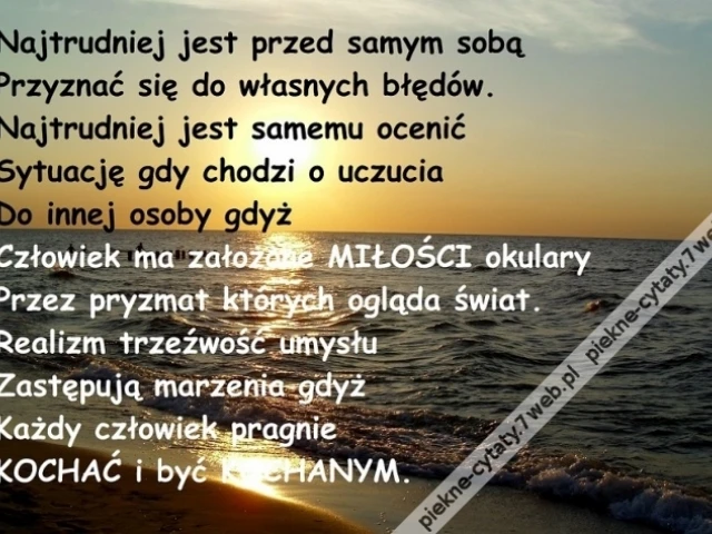 Najtrudniej.
