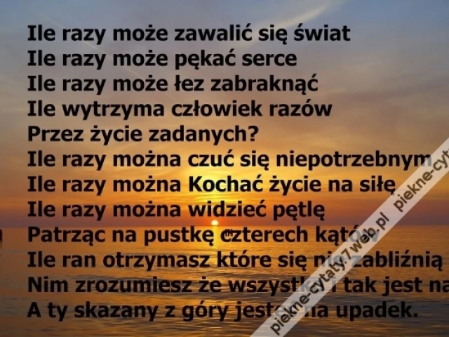Ile razy.