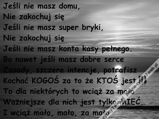 Wciąż za mało.
