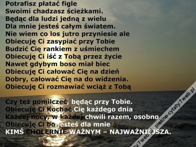 Obiecuję Ci.