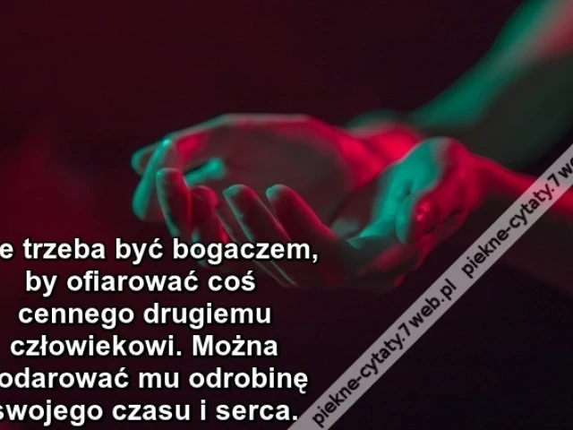 Nie trzeba być bogaczem,by ...