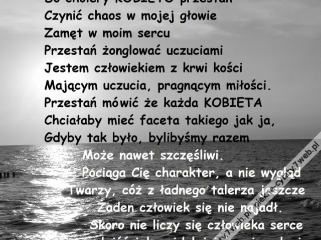Do cholery KOBIETO