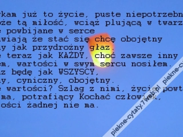 Zamykam życie.