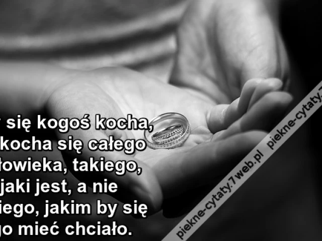 Gdy się kogoś kocha, to ...