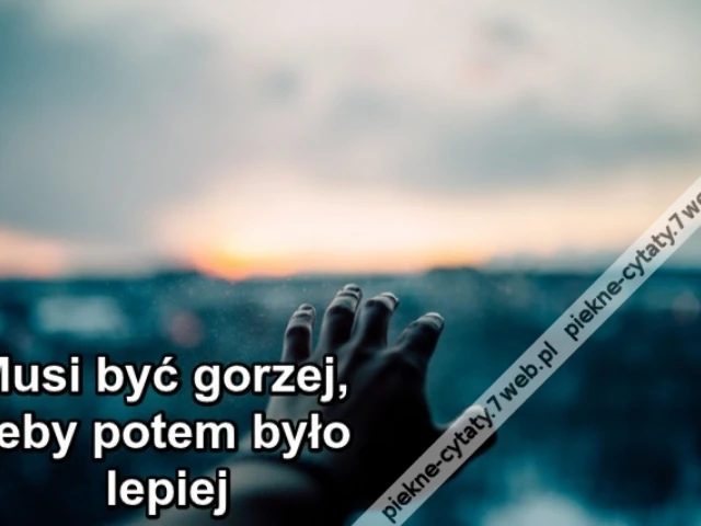 Musi być gorzej, żeby potem było lepiej