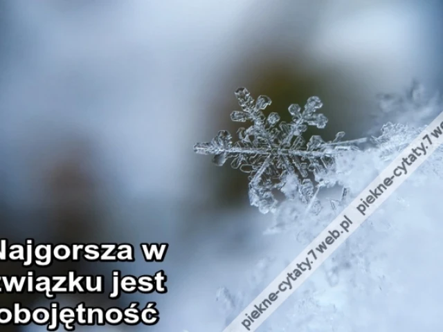 Najgorsza w związku jest obojętność