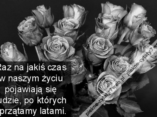Raz na jakiś czas w naszym życiu pojawiają się ludzie, po których sprzątamy latami.