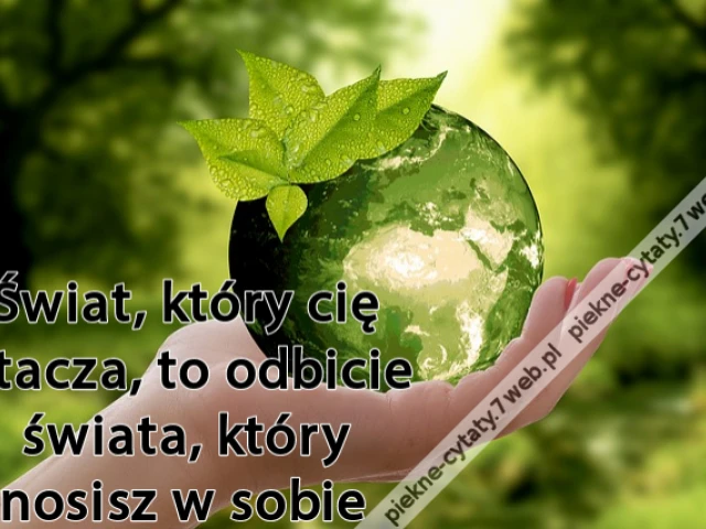 Świat, który cię otacza, to odbicie świata, który nosisz w sobie