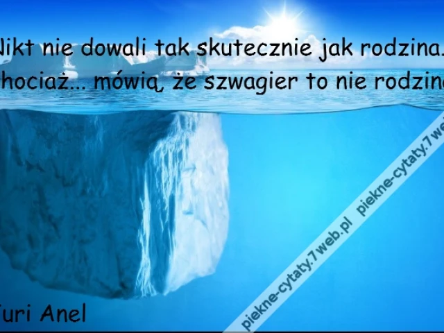 Nikt nie dowali tak skutecznie jak rodzina.\r\nChociaż... mówią, że szwagier to nie rodzina.\r\n\r\n\r\n\r\n\r\n\r\n\r\nJuri Anel