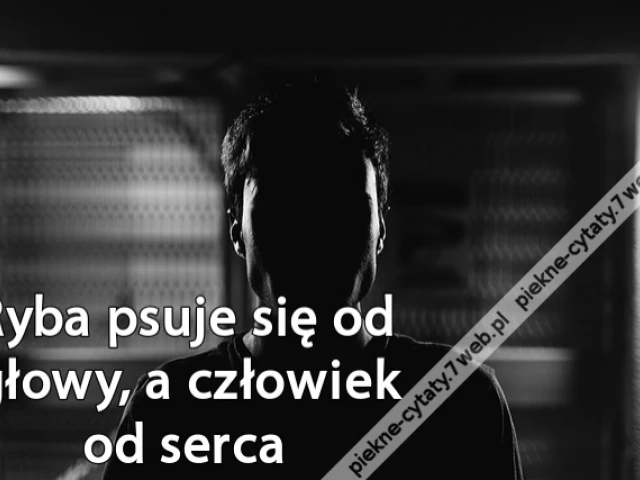 Ryba psuje się od głowy, a człowiek od serca