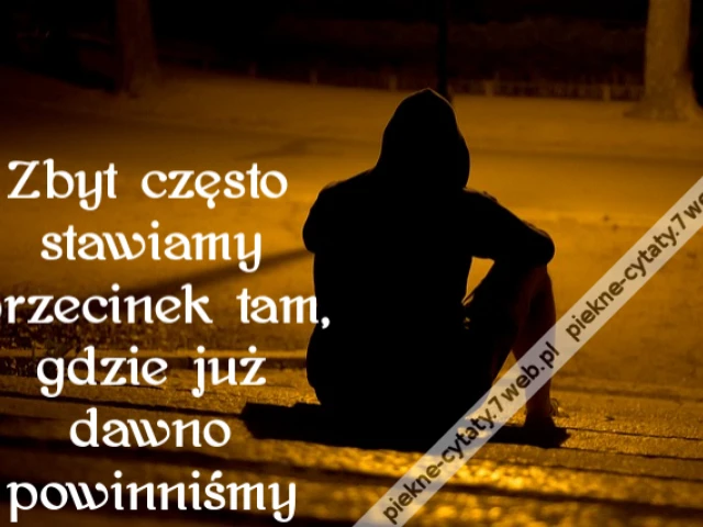 Zbyt często stawiamy przecinek tam, gdzie już dawno powinniśmy