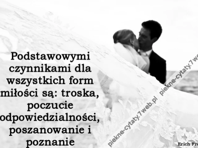 Podstawowymi czynnikami dla wszystkich form miłości są: troska, poczucie odpowiedzialności, poszanowanie i poznanie