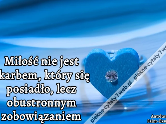 Miłość nie jest skarbem, który się posiadło, lecz obustronnym zobowiązaniem